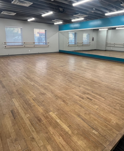 One of the rooms in our dance studio in Bluffdale, Utah.
